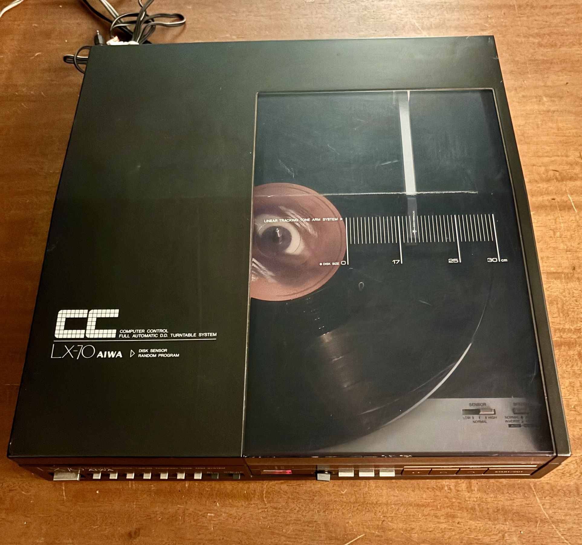 Vintage 80’s Aiwa Linear Tracking CC LX-70 Turntable / Record Player - $140