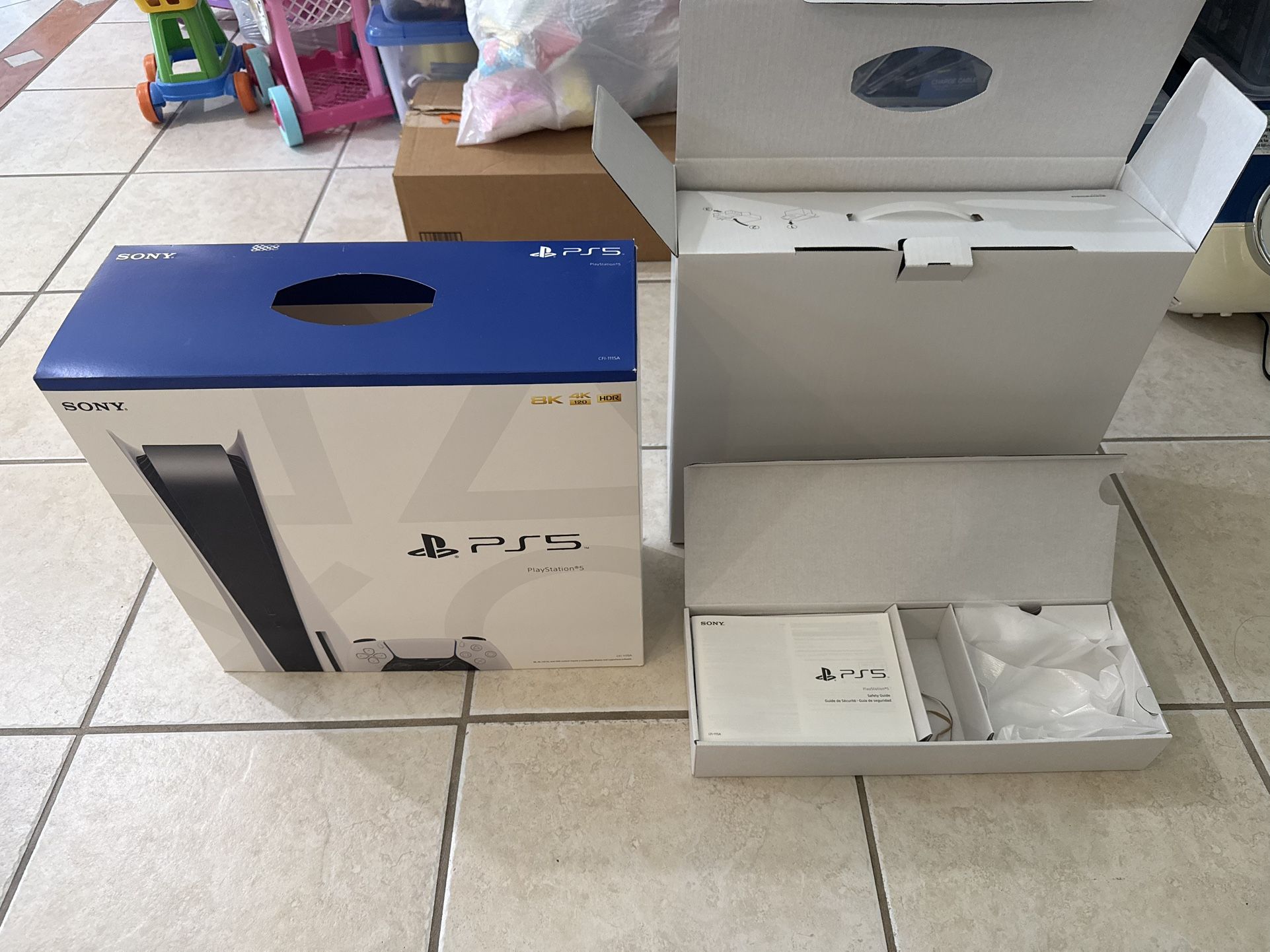 Sony PlayStation 5 Box And Manual Only (No Console)