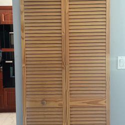 Closet Door (Wood/Vented)  30x80 Standard Size 