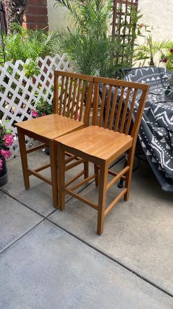 Two bar chairs