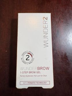 WunderBrow Wunder 2, Brunette 1-Step Brow Gel NEW NIB Sealed Imperfect