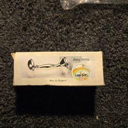 Wm. A. Rogers Silver Baby Rattle