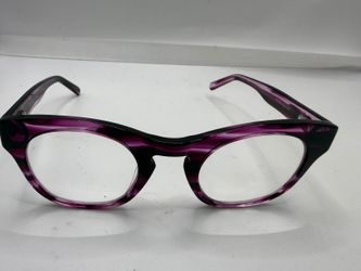 RS Eyewear +2.50 Reading Glasses Purple Black Cat Eye Frames RS2041