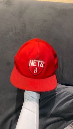 Brooklyn Nets Red Snapback Hat