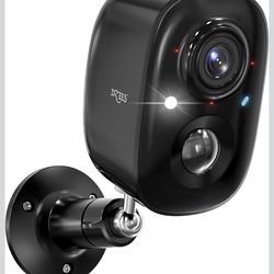Dzees Security Cameras Wireless Outdoor - Spotlight & Siren, 2K 3MP Upgrade WiFi Cameras for Home Security, AI Motion Detection, Color Night Vision, 2