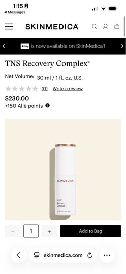 Brand new TNS recovery serum