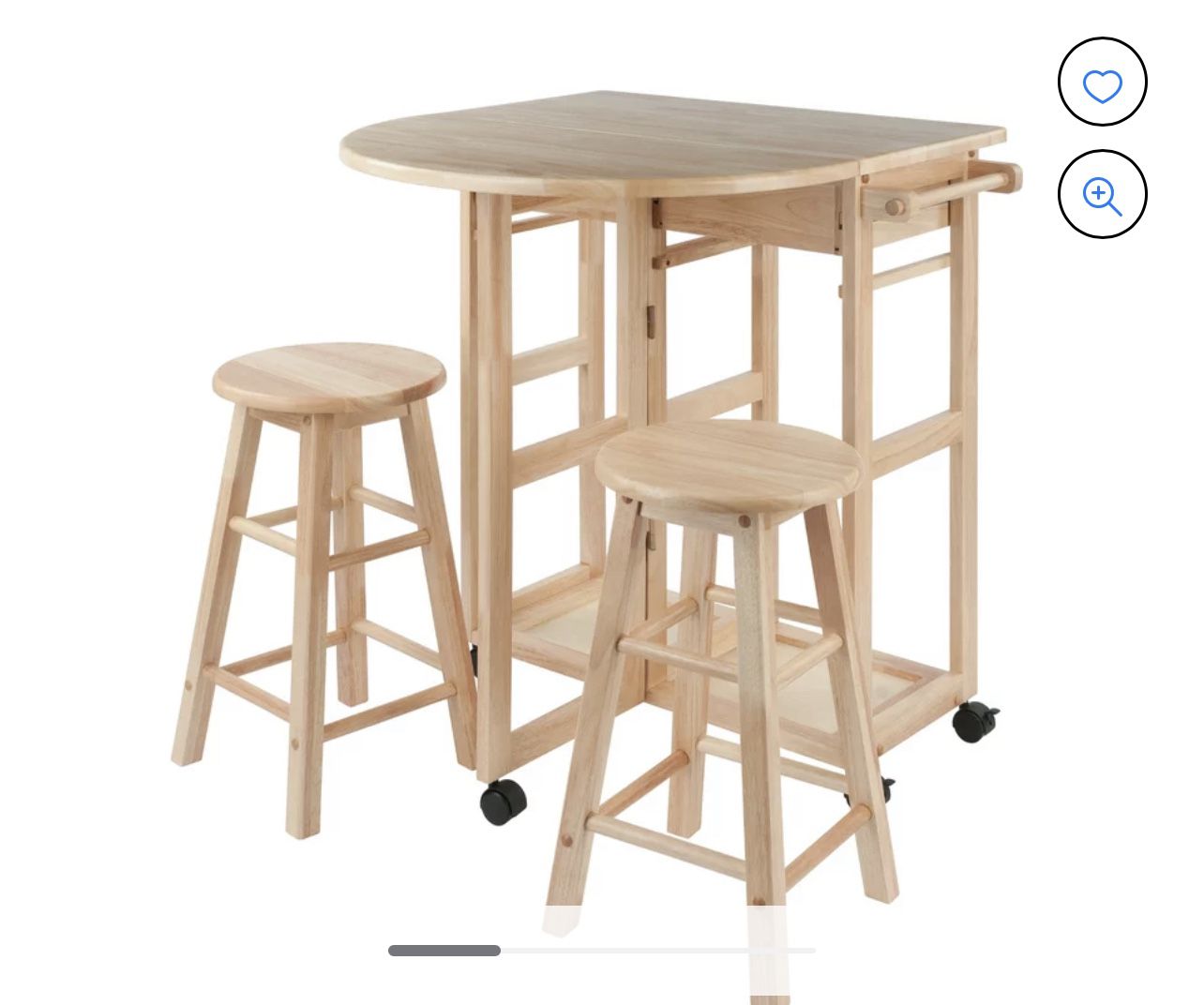Small Table And Stool Set