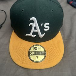 A’s Green And Yellow Hat