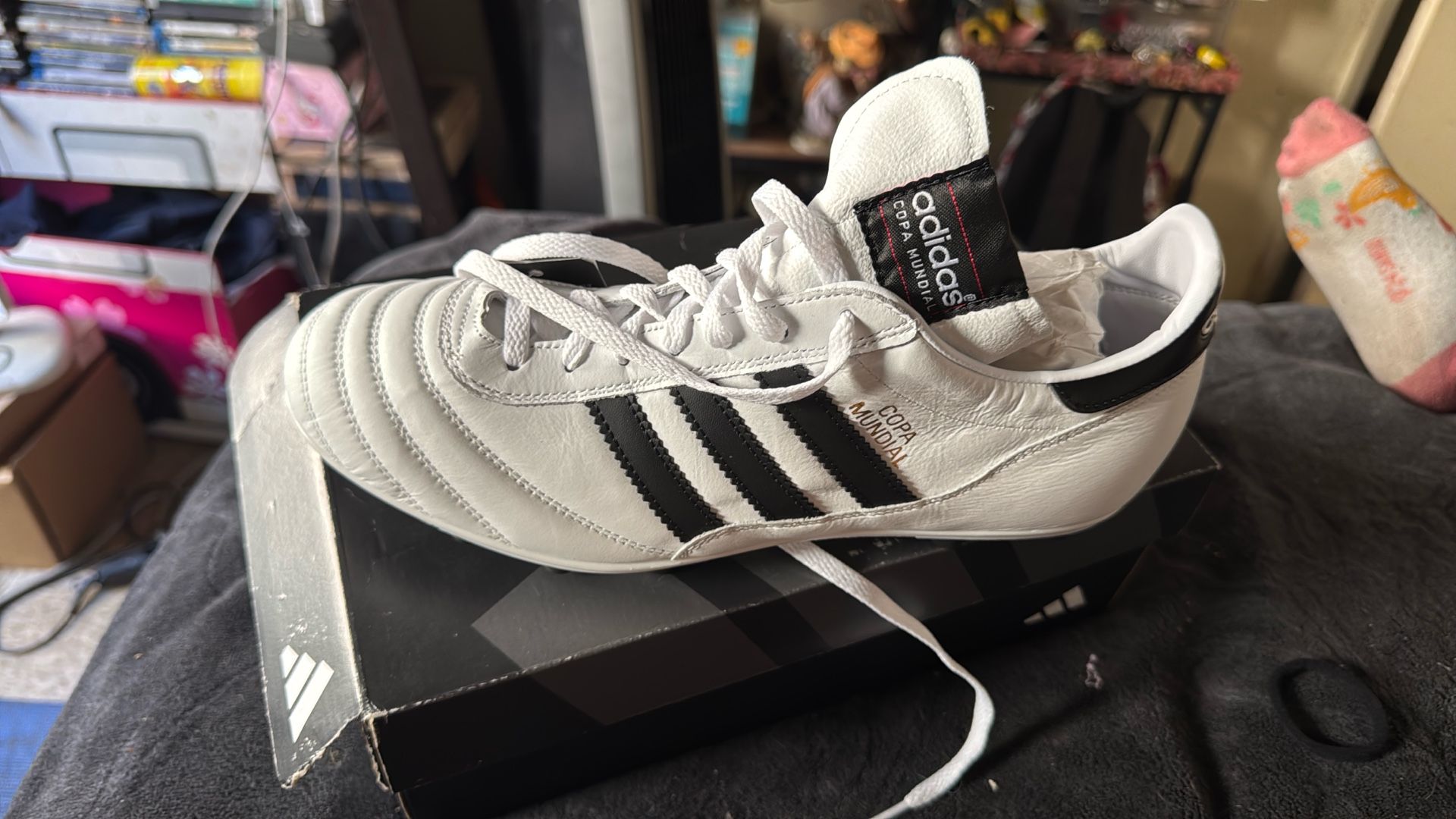 Adidas Copa Mundial White. Size 9,5 Men’s