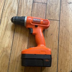 Black + Decker 18 V Drill