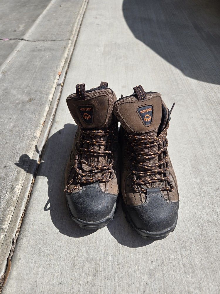 Wolverine Hiking Boots Male Size 9