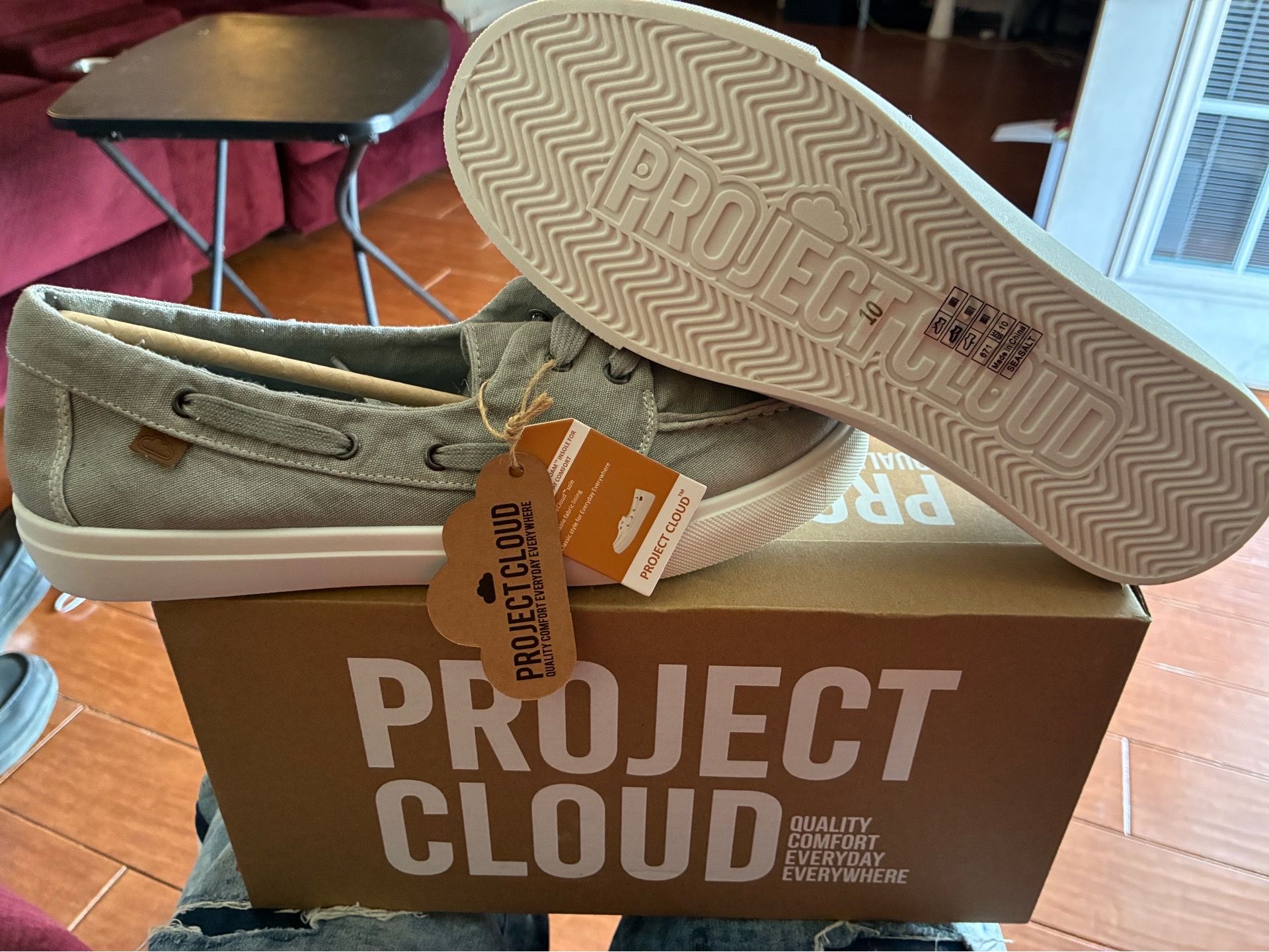 Project Cloud Sneakers for Women - Memory Foam Spring Shoes size 10 womenโs