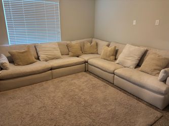 Ashley Furniture Feather Down Sectional Sofa Couch