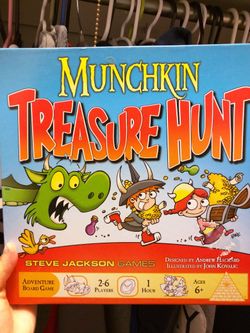 Munchkin treasure hunt game