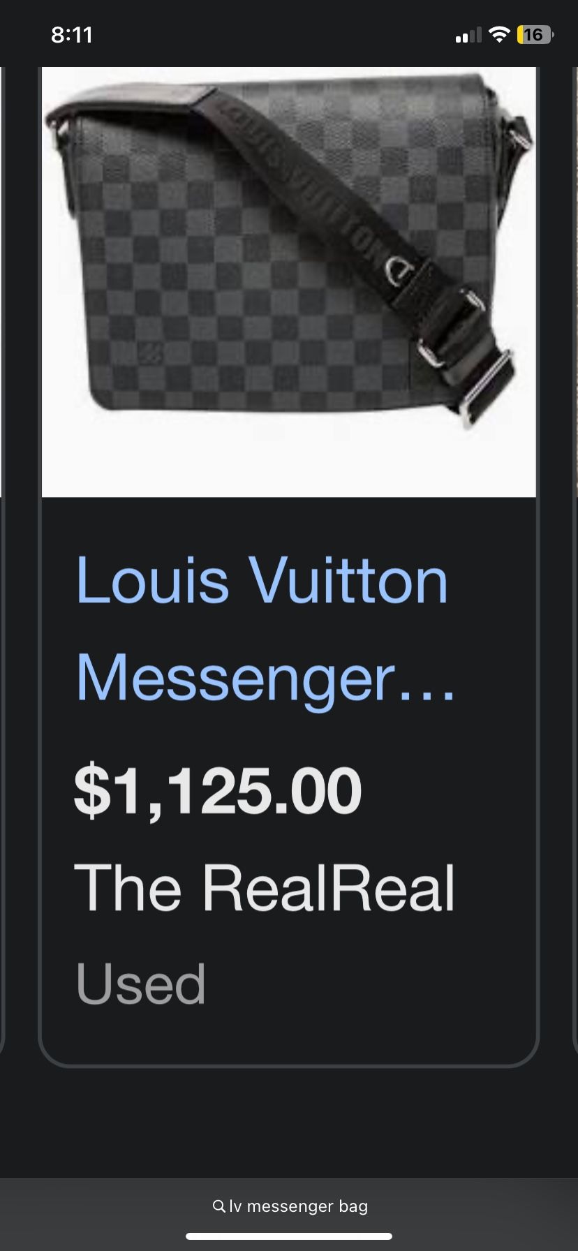 LV Messenger Bag