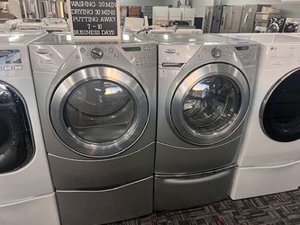 WHIRLPOOL FRONT LOAD WASHER AND DRYER SET - WE DELIVER 