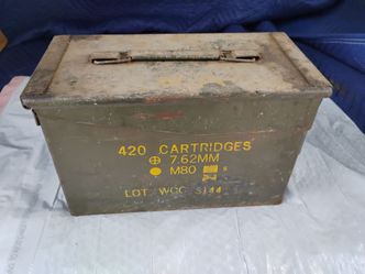 Military 7.62mm M80 Ammo Can