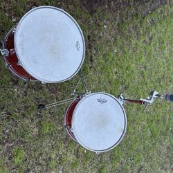 Red Pearl Gretsch 5pc Drums