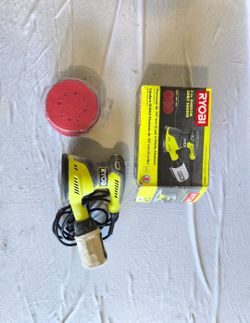 Ryobi 5" Random Orbit Sander w/ Box & Sanding Discs – $20
