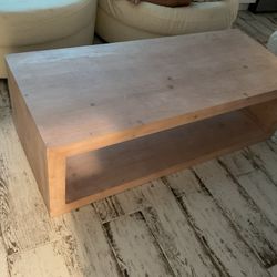 New Wooden Pottery Barn Coffee Table