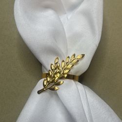 Gold Color Napkin Rings 