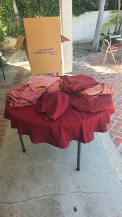 Round table cloths /$5 dollars each