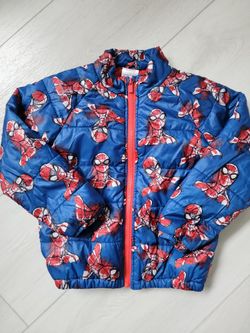Disney Spiderman Zip-up Jacket - Boy's Size 4