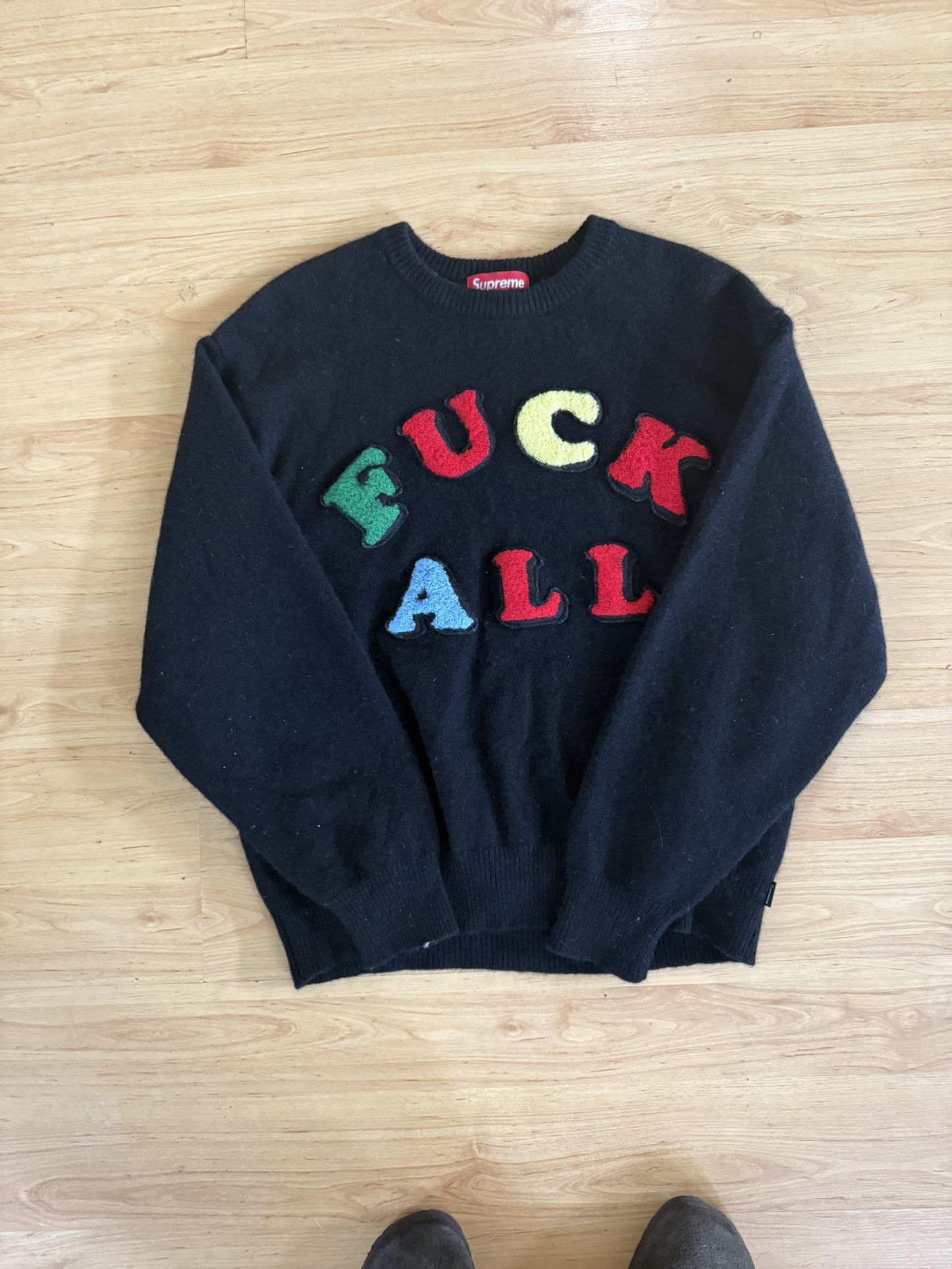 2021 supreme Jamie Reid fuck all sweater