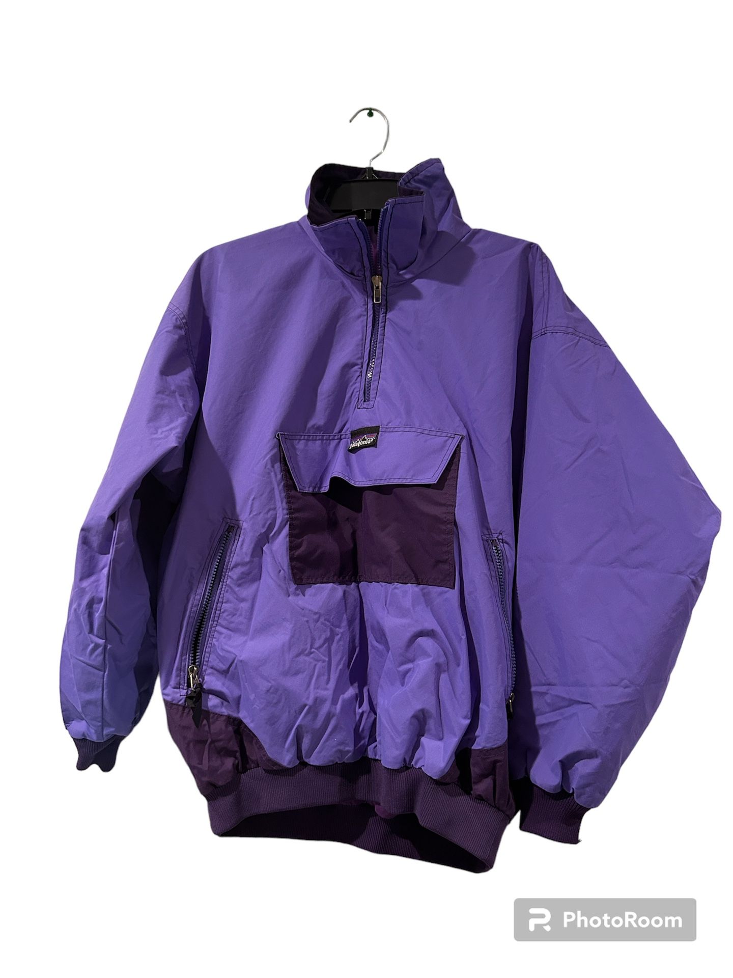 Patagonia vintage women’s purple bomber jacket