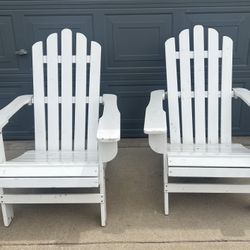 2 Adirondack Chairs 