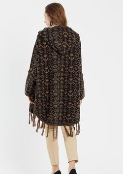 Over Shoulder Womens Poncho (4270)