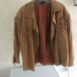 80’s Leather Brown Jacket 