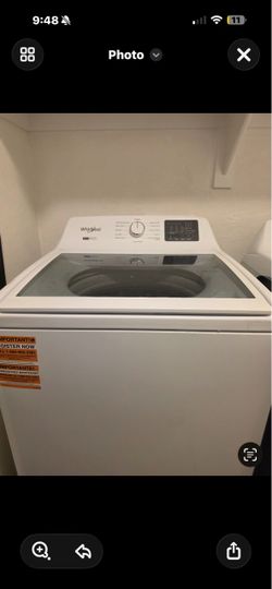 Whirlpool Top Load Washing Machine and dryer