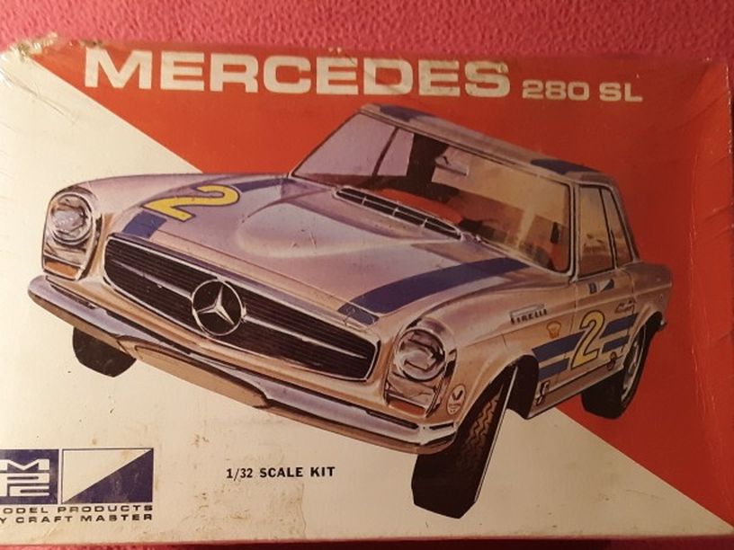 1969 Unopened Mercedes Model Car Kit