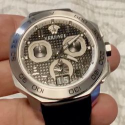 Versace Dylos Chronograph Date Men’s Luxury Designer Watch, Reloj