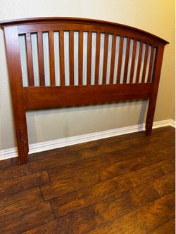Queen wood headboard