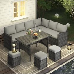 Brand New Patio Sectional Outdoor Furniture Set 