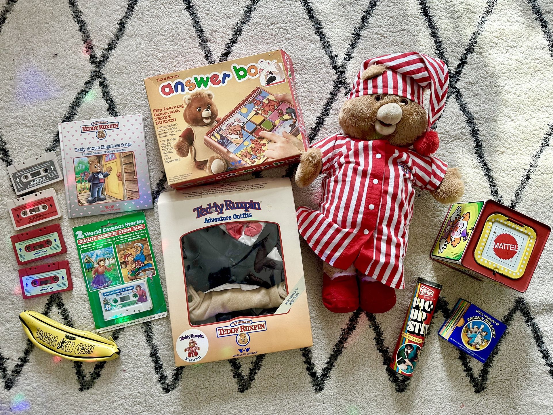 Teddy Ruxpin and Other Vintage Toys