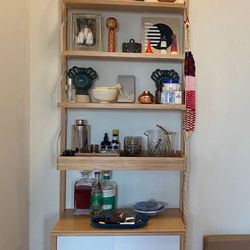 IKEA Svalnas Shelving and Bar cabinet 