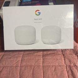 Google Nest Wi-Fi Router And Point