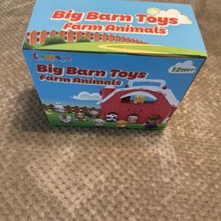Toddler Educational Toy Fun Farm Animals Big Barn Letapapa Brand New! Perfect Gift!