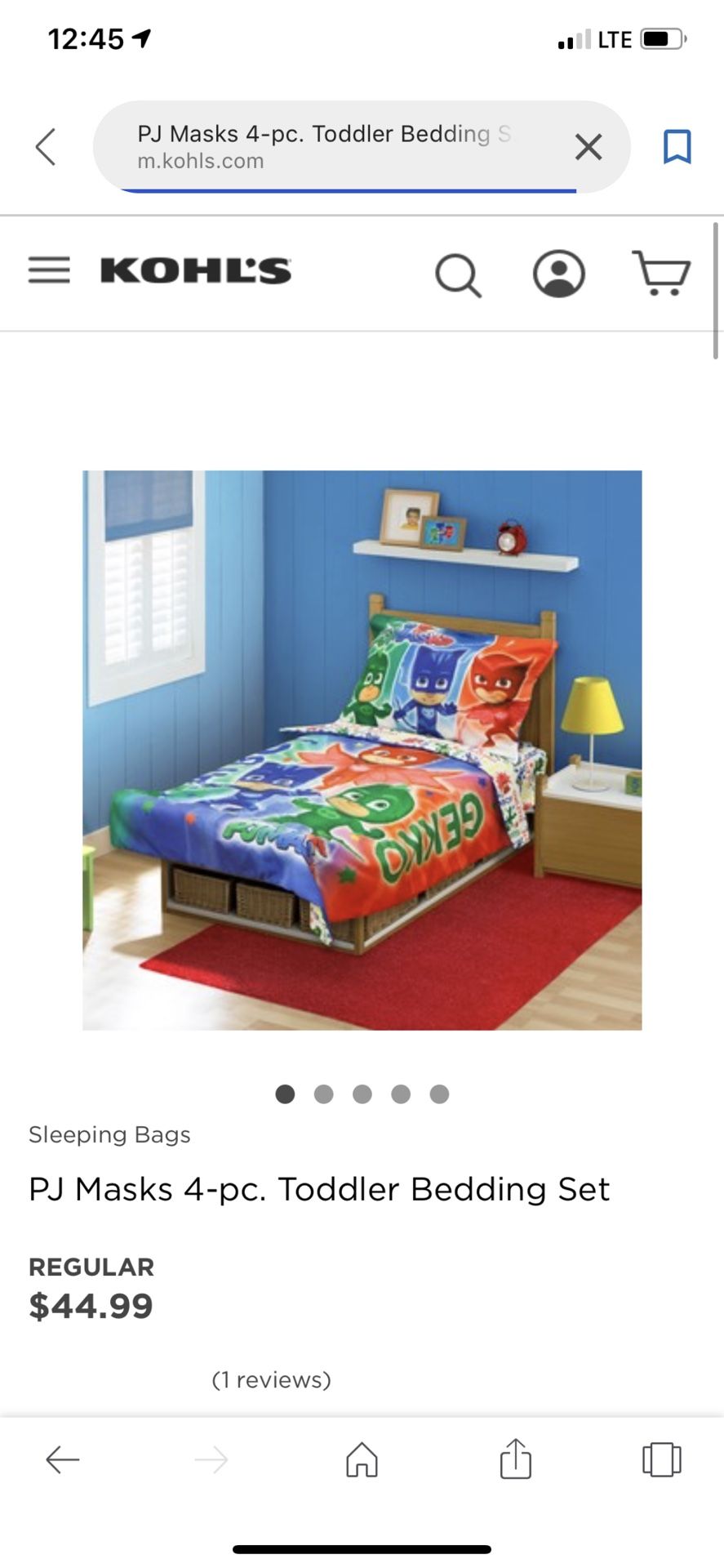 Pj Mask Toddler Bed Set