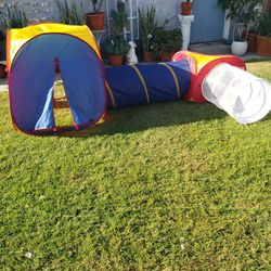 Kids Pop Up Tent Tunnel