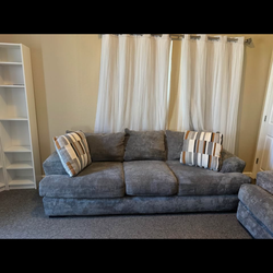 Like new couches (dark gray)