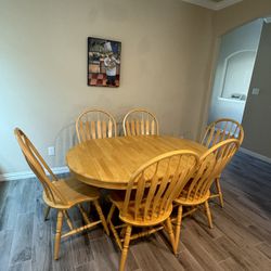 Wooden Table And Chair Set
