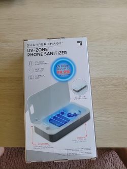NEW Sharper Image UV-Zone Phone Sanitizer & Charger – Never Used