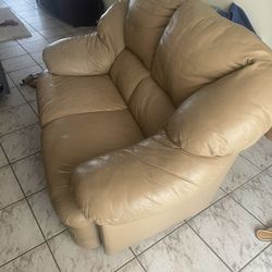 Leather Sofa 