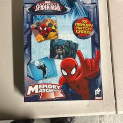 Spider Man Match Memory Cards 