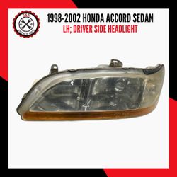 98 To 2002 HONDA ACCORD: LH HEADLIGHT 