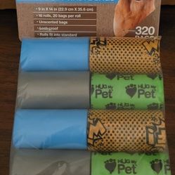 Heavy Duty Dog Waste Bags 320 Unopened 